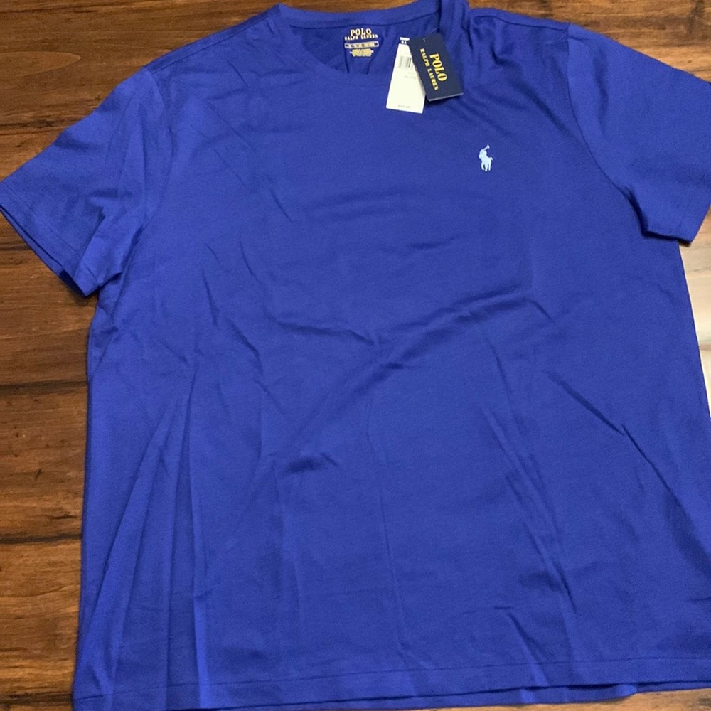 Ralph Lauren Polo NWT Blue T shirt, XL